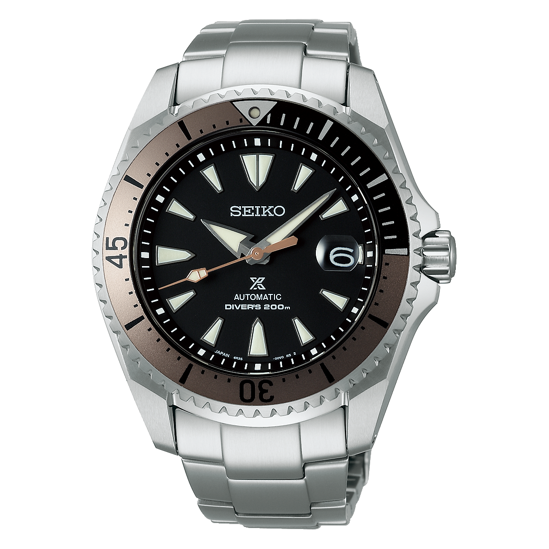 Seiko Prospex Bronze Grey Rootbeer Shogun Men's Titanium Watch SPB189J1 - Diligence1International