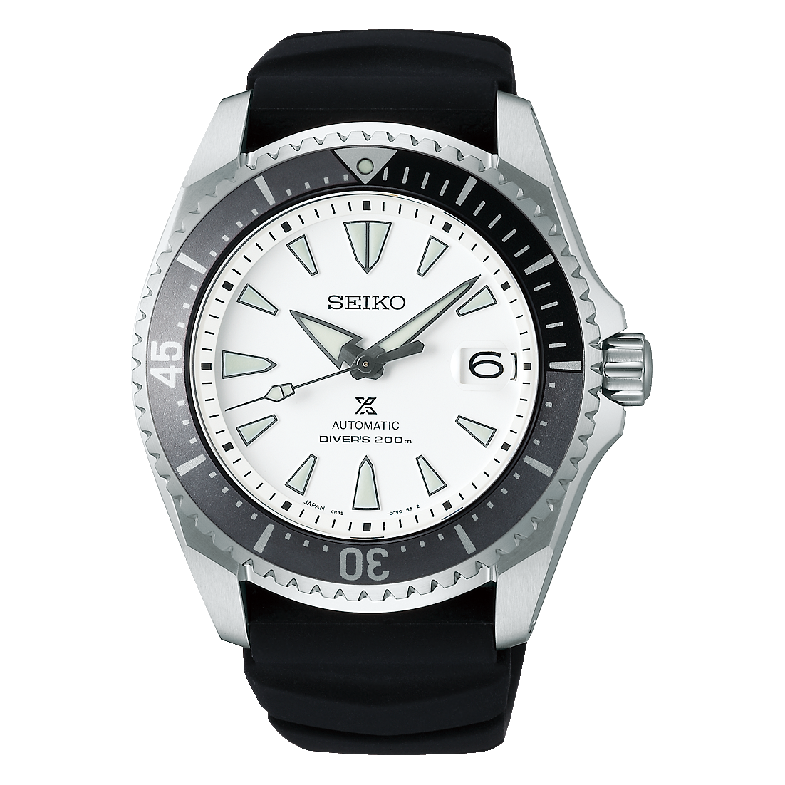 Seiko Prospex White Shogun Men's Titanium Case Rubber Strap Watch SPB191J1 - Diligence1International