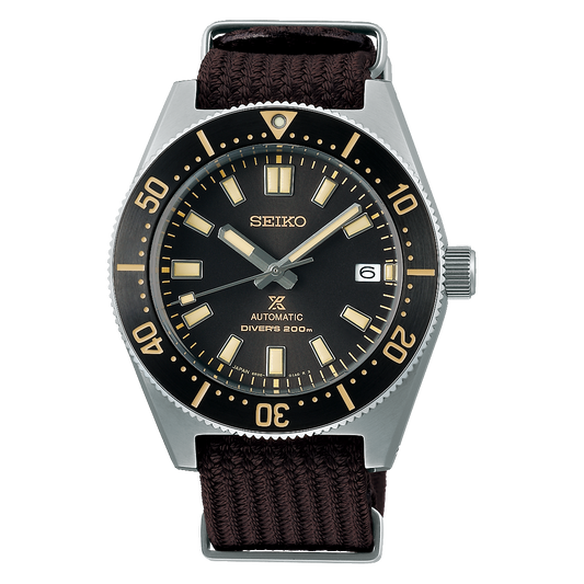 Seiko Japan Made 62MAS Prospex Diver's Brown Dial Men's Seichu Straps Watch SPB239J1