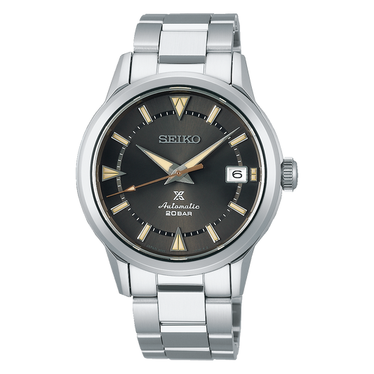 Seiko Japan Made Prospex 1959 Baby Alpinist Dark Grey Men's Stainless Watch SPB243J1