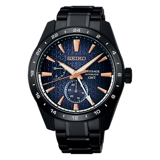 Seiko Presage Sharp Edged Series Limited Edition Akebono GMT Men's Watch SPB361J1