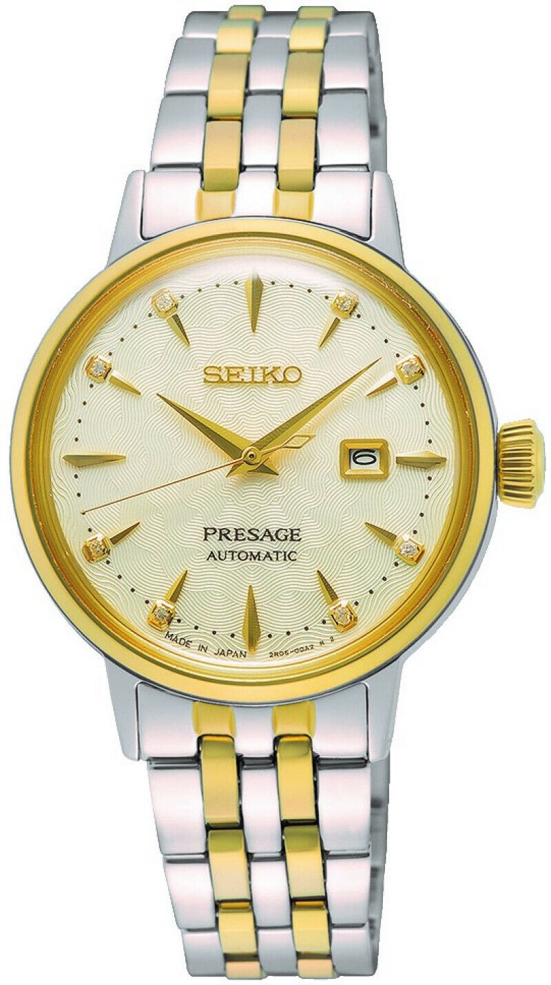 Seiko Japan Made Presage Cocktail Time "White Lady" Ladies' Watch SRE010J1