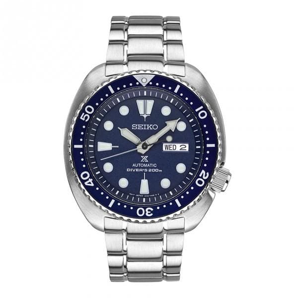 Seiko JAPAN Made Blue Turtle Prospex Diver's Men's Stainless Steel Strap Watch SRP773J1 - Diligence1International