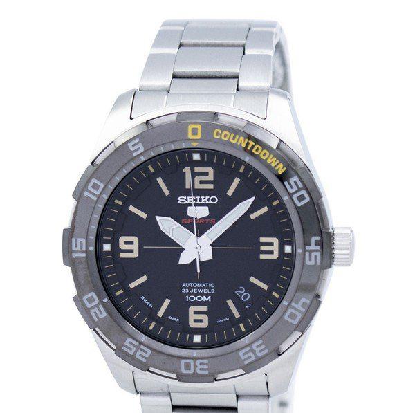 Seiko 5 Sports JAPAN Made 100M Automatic Men's Watch Black Dial SRPB83J1 - Diligence1International