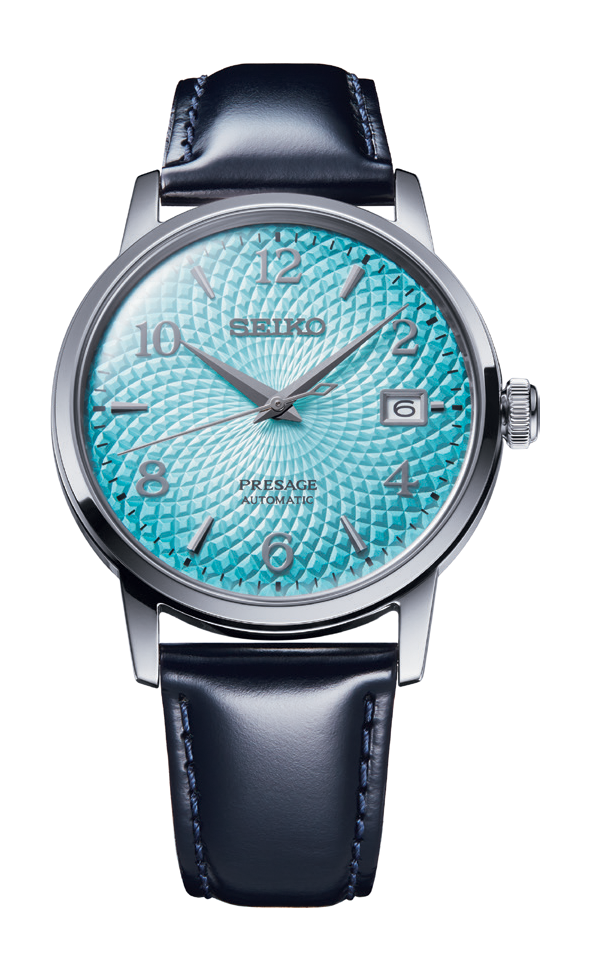Seiko Presage Limited Edition Cocktail Time Frozen Margarita Teal Ladies' Watch Set SRPE49J1 - Diligence1International