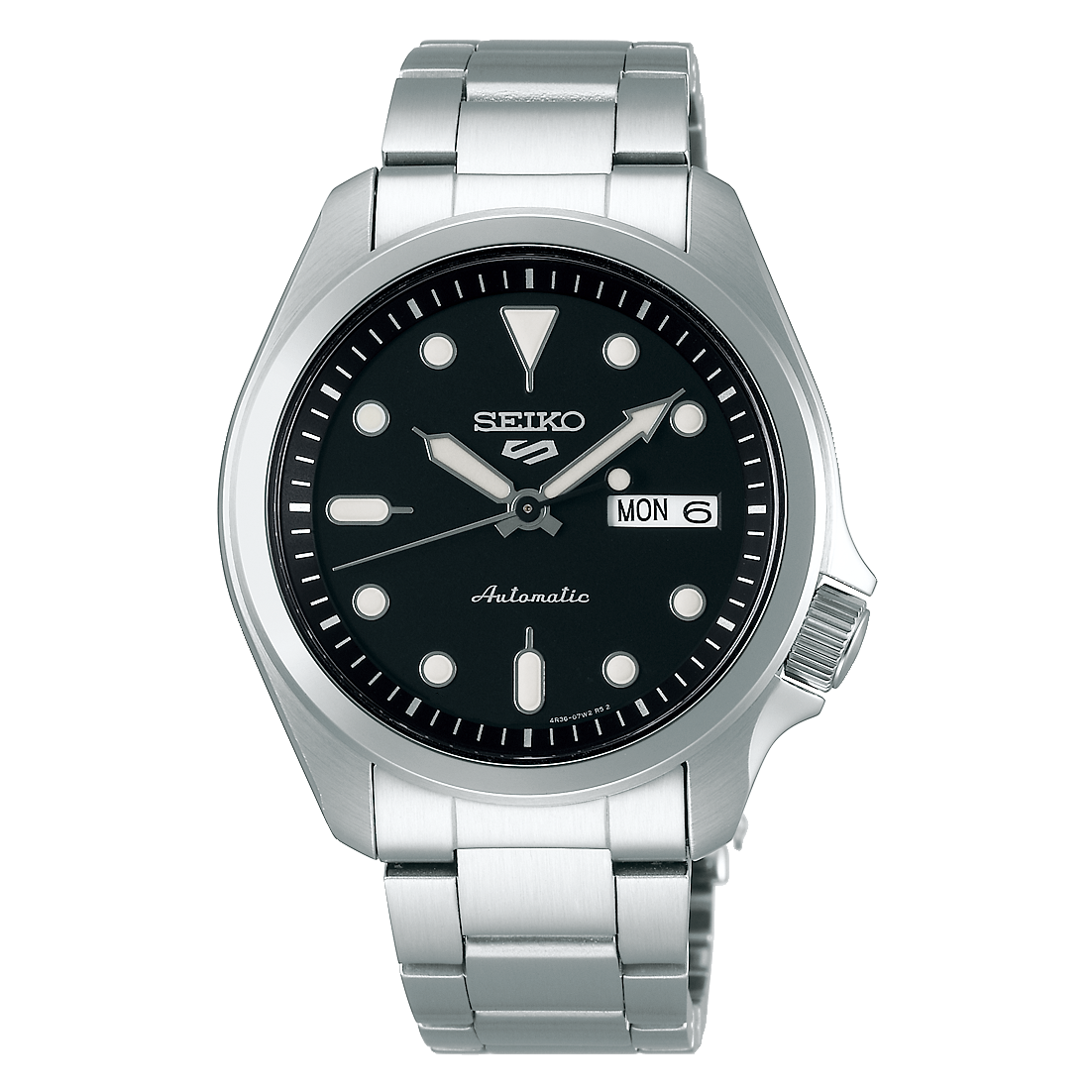 NEW Seiko 5 Sports 100M Automatic Men's Watch Black Dial SRPE55K1 - Diligence1International