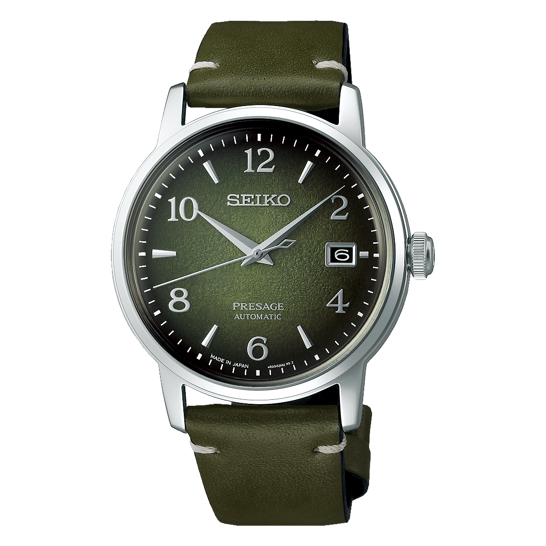 Seiko Presage LE Cocktail Time Raku Macha Men's Leather Strap Watch SRPF41J1 - Diligence1International