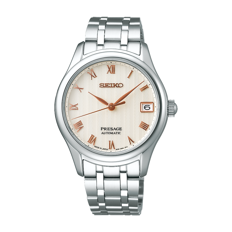 Seiko Presage Karesansui Sakura Daytime Dial Stainless Steel Ladies' Watch SRPF47J1 - Diligence1International