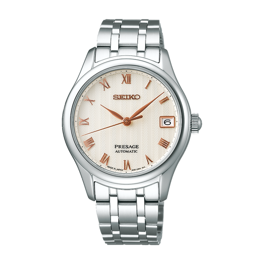 Seiko Presage Karesansui Sakura Daytime Dial Stainless Steel Ladies' Watch SRPF47J1 - Diligence1International