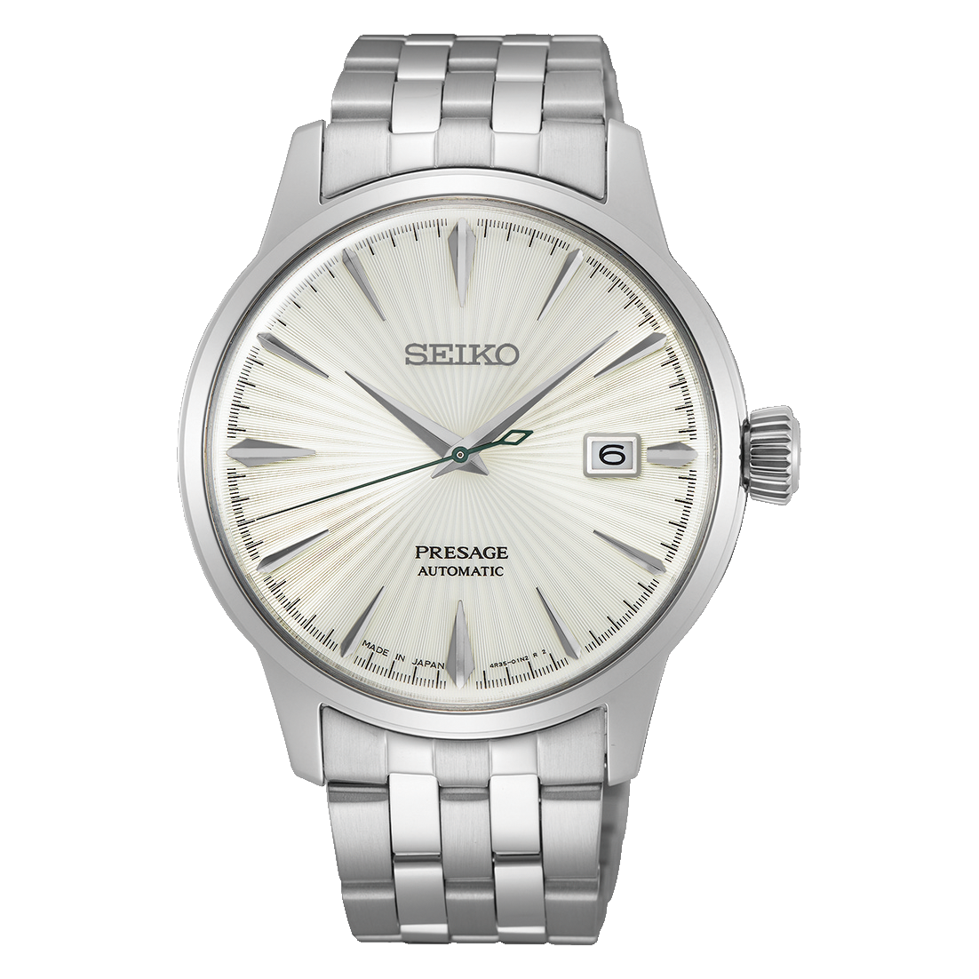 Seiko Japan Made Presage Cocktail Martini Men's Stainless Steel Watch SRPG23J1