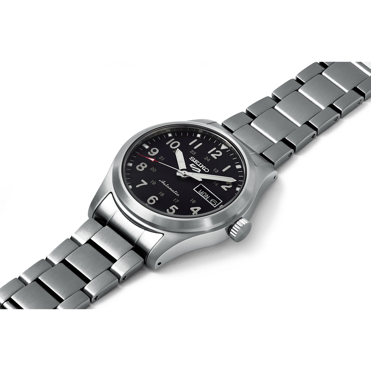 Seiko 5 100M Field Sports Style Black Dial Automatic Watch SRPJ81K1
