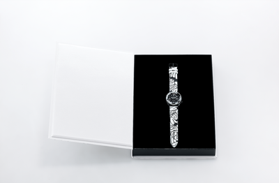 Seiko 5 100M X Automoai Limited Edition Automatic White Leather Strap Watch SRPG43K1