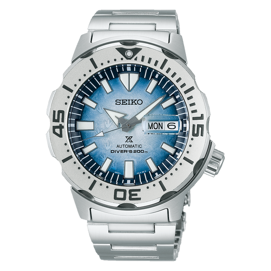 Seiko SE Antartica Monster Gen 4 Diver's 200M Men's Stainless Steel Watch SRPG57K1