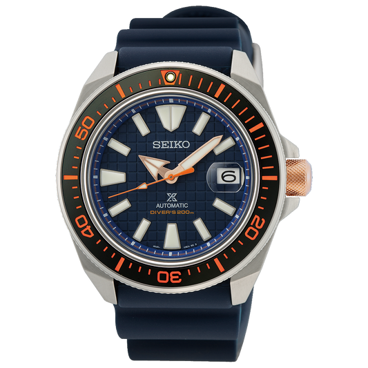 Seiko Prospex Asia Edition King Samurai Diver's Men's Rubber Strap Watch SRPH43K1
