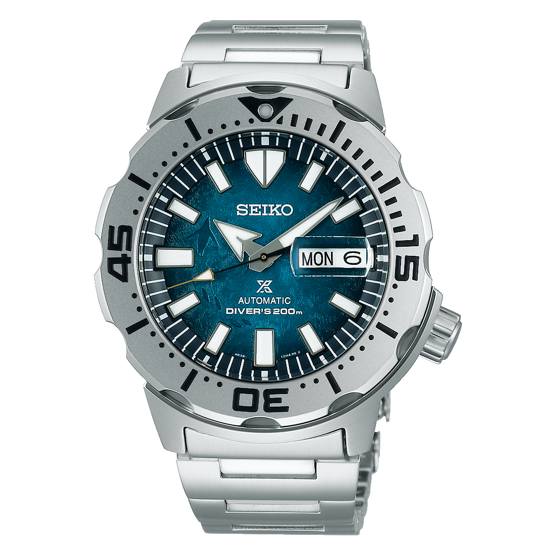 Seiko SE Penguin Monster Gen 4 Diver's 200M Men's Stainless Steel Watch SRPH75K1