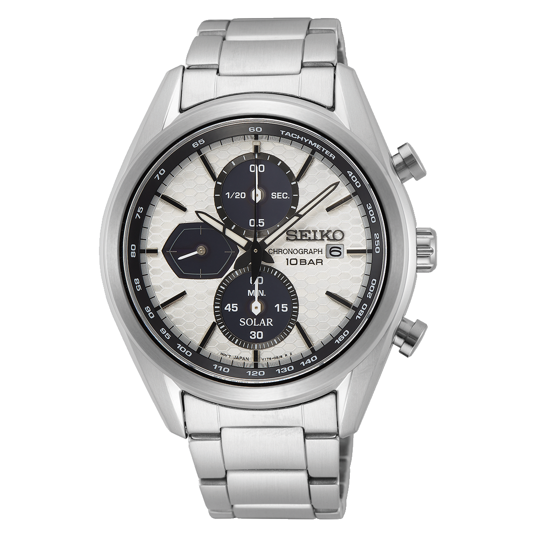 Seiko Prospex Solar Men's Stainless Steel Chronograph Watch SSC769P1 Panda - Diligence1International