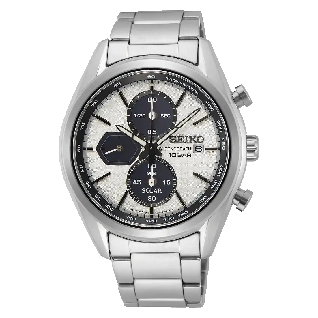 Seiko Prospex Solar Men's Stainless Steel Chronograph Watch SSC769P1 Panda - Diligence1International