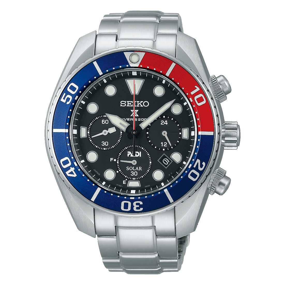 Seiko Prospex Special Edition PADI Sumo 3rd GEN Men's Chrono Stainless Steel Watch SSC795J1 - Diligence1International