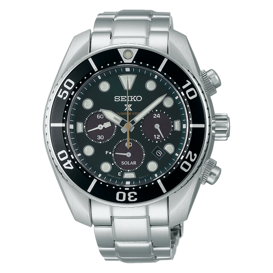 Seiko Prospex 140th Anniv LE Island Green Sumo Solar Chronograph Men's Watch SSC807J1 - Diligence1International