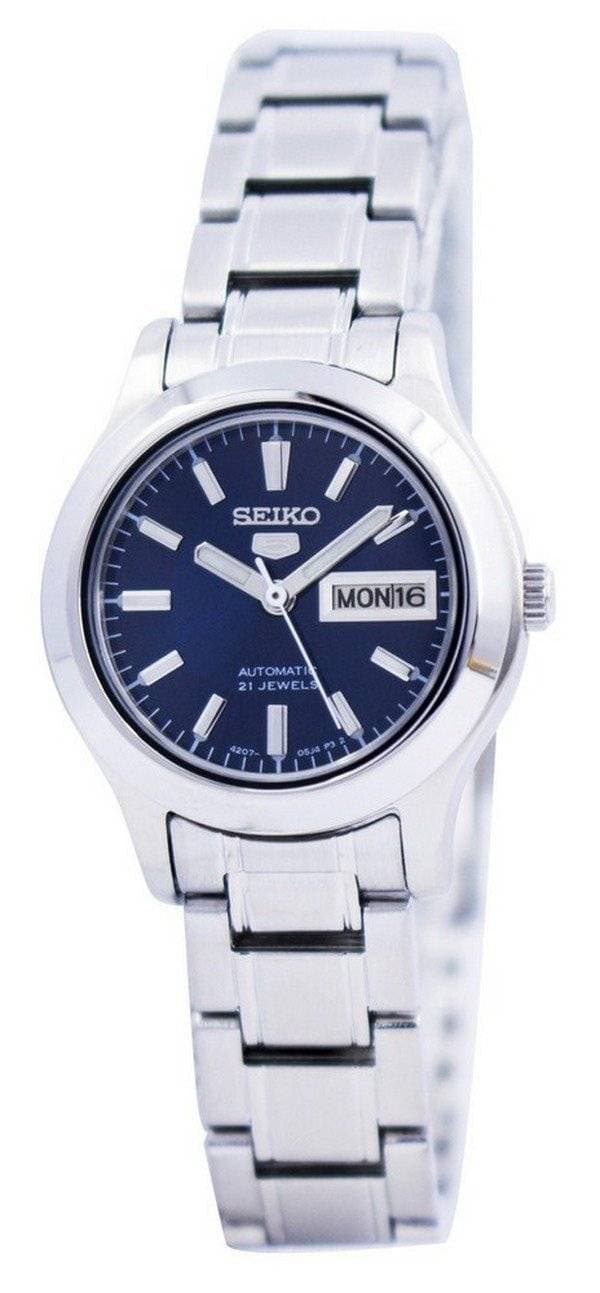 Seiko 5 Classic Blue Dial Couple's Stainless Steel Watch Set SNK793K1+SYMD93K1 - Diligence1International