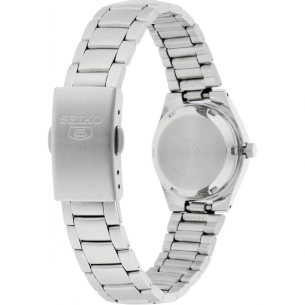 Seiko 5 Classic Ladies Size Brown Dial Stainless Steel Strap Watch SYMK25K1 - Diligence1International