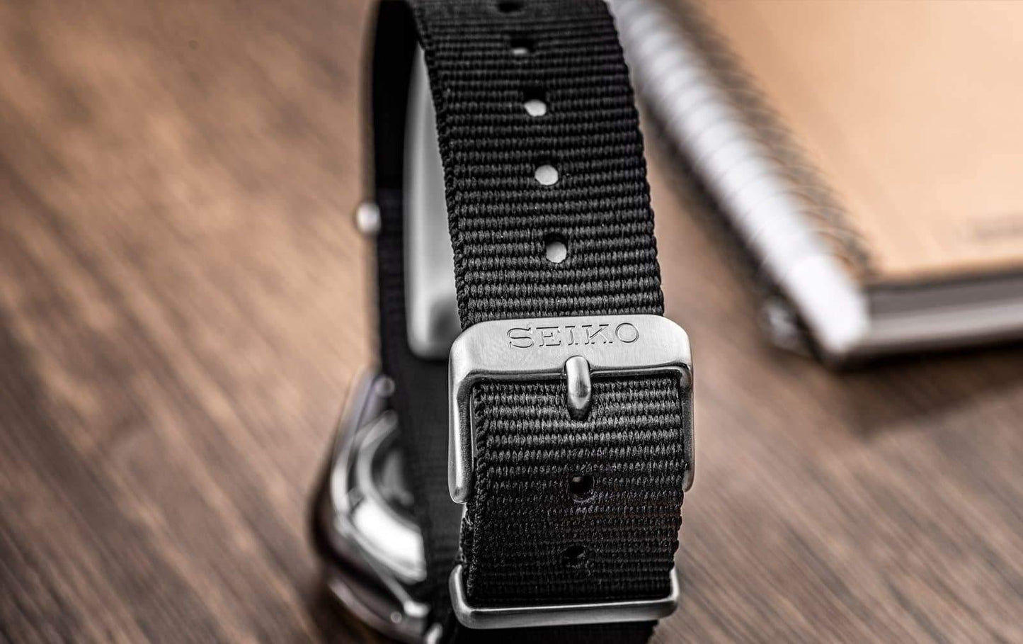 NEW Seiko 5 Sports 100M Automatic Men's Watch Black Nylon Strap SRPE67K1 - Diligence1International