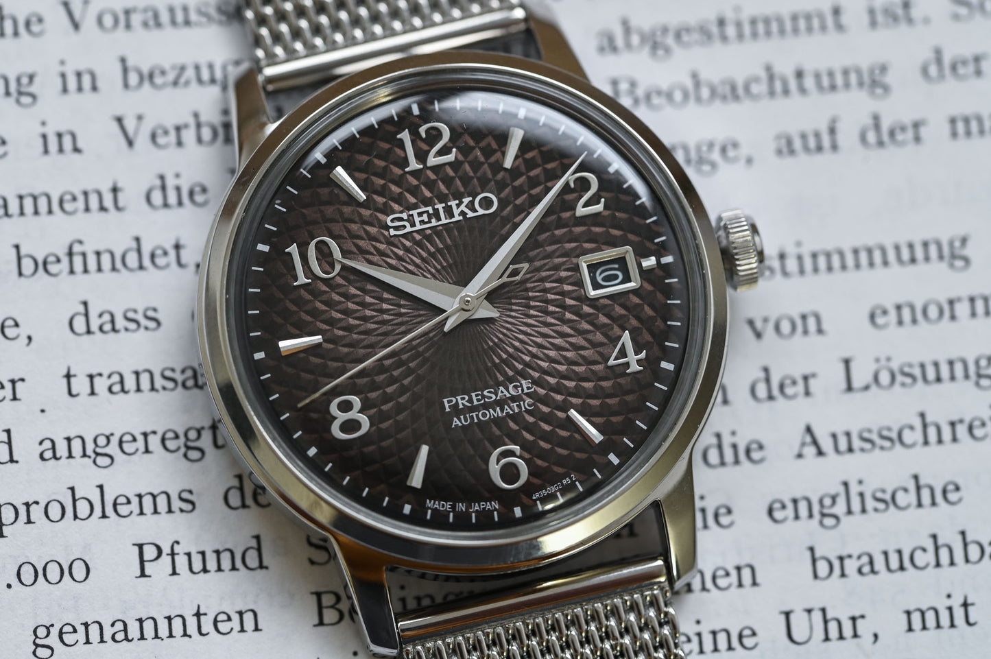 Seiko Presage Cocktail Time Black Russian Men's Watch SRPF39J1 - Diligence1International