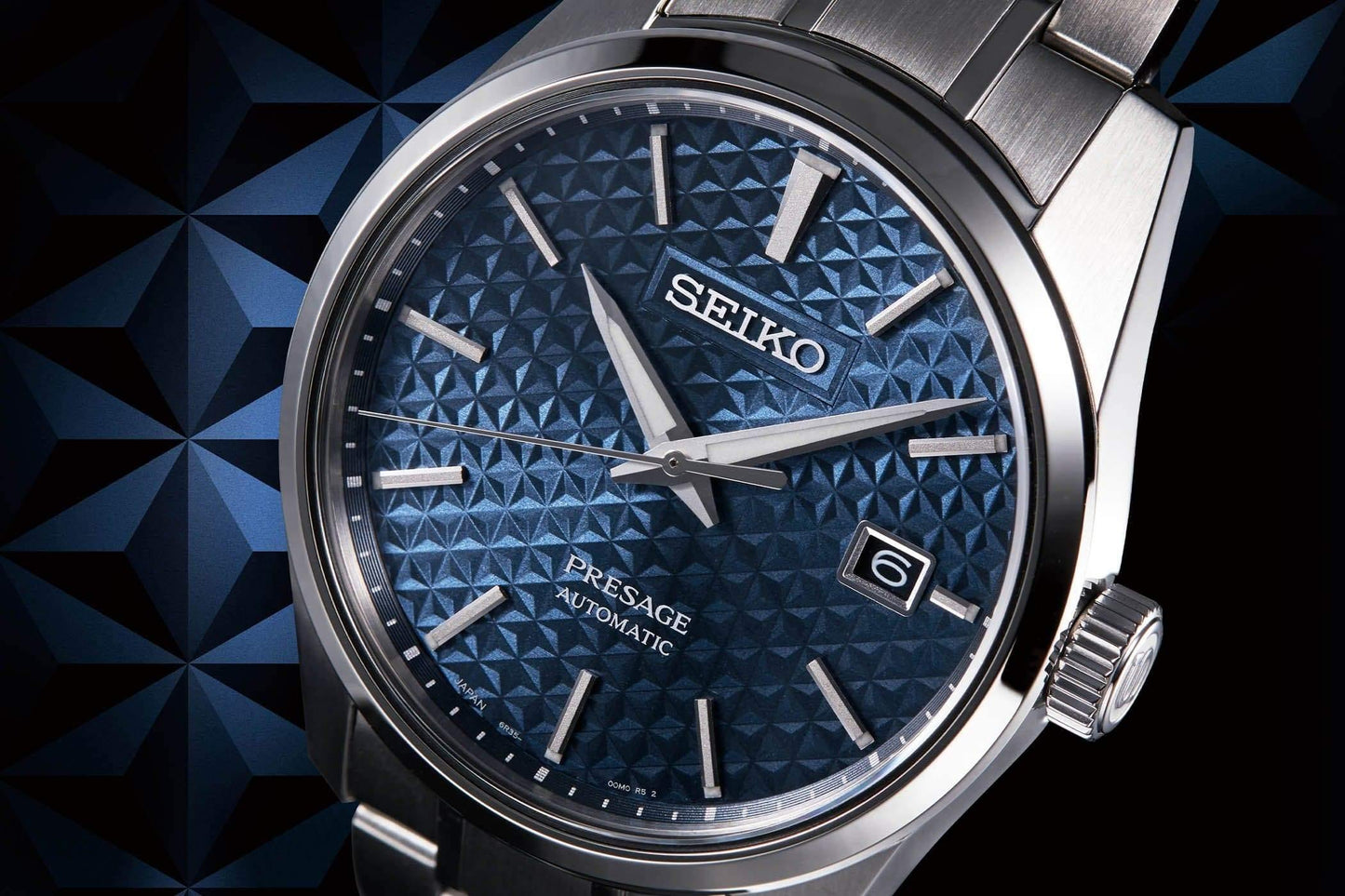 Seiko JAPAN Made Presage Sharp Edged Series Aitetsu Blue Men's Stainless Steel Watch SPB167J1 - Diligence1International