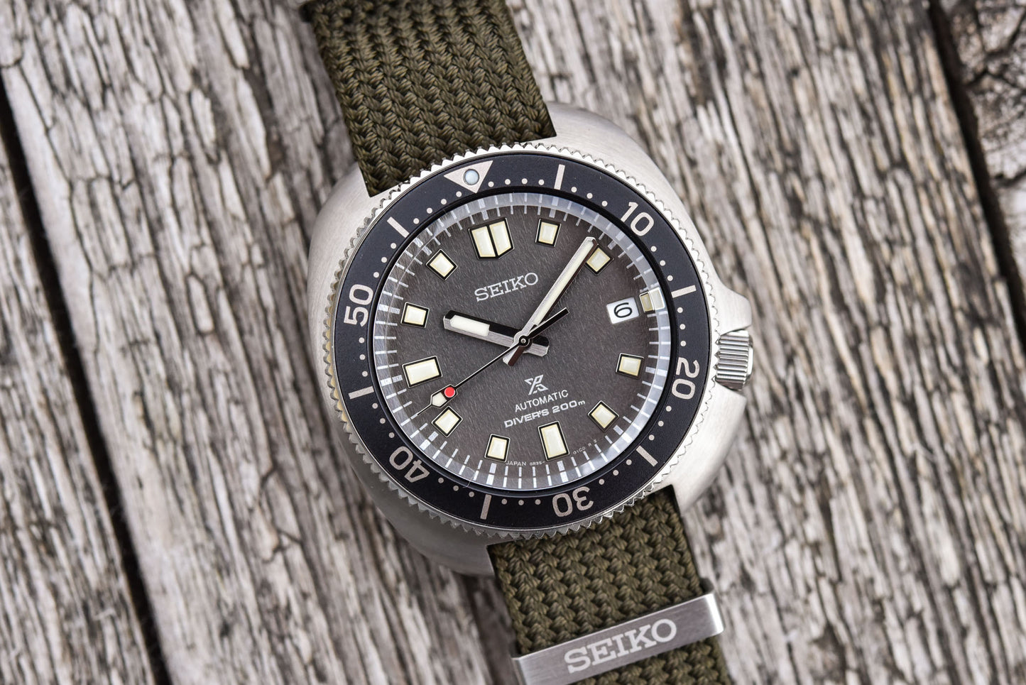 Seiko Prospex Apocalypse Diver's Conrete Grey Dial Men's Seichu Straps Watch SPB237J1