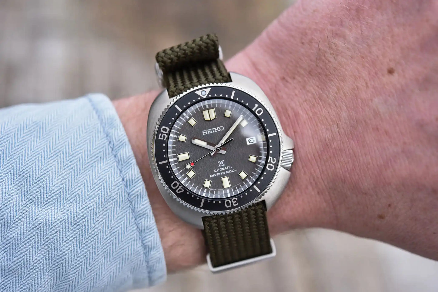 Seiko Prospex Apocalypse Diver's Conrete Grey Dial Men's Seichu Straps Watch SPB237J1