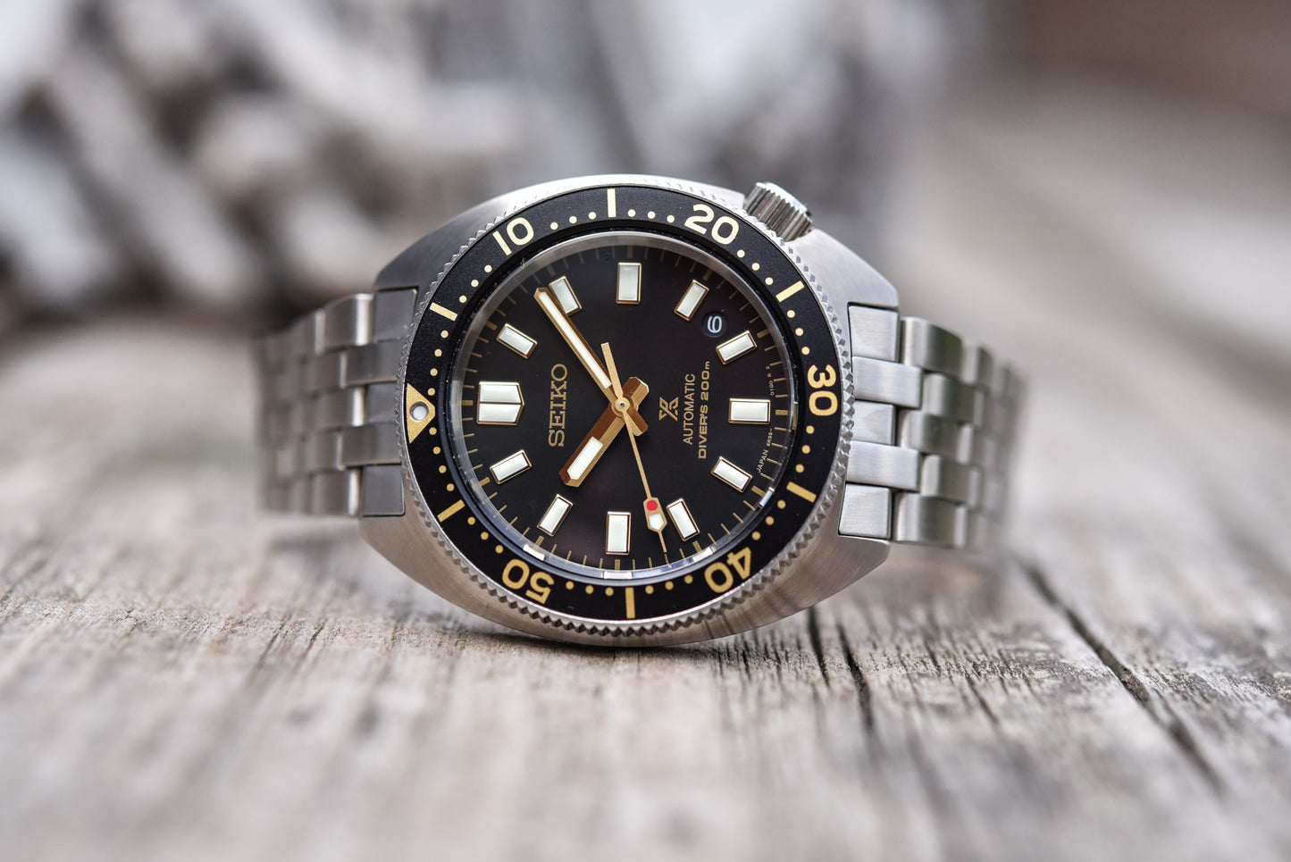 Seiko Prospex 1968 Heritage Slim Turtle Reinterpretation Black 200M Stainless Steel Watch SPB315J1