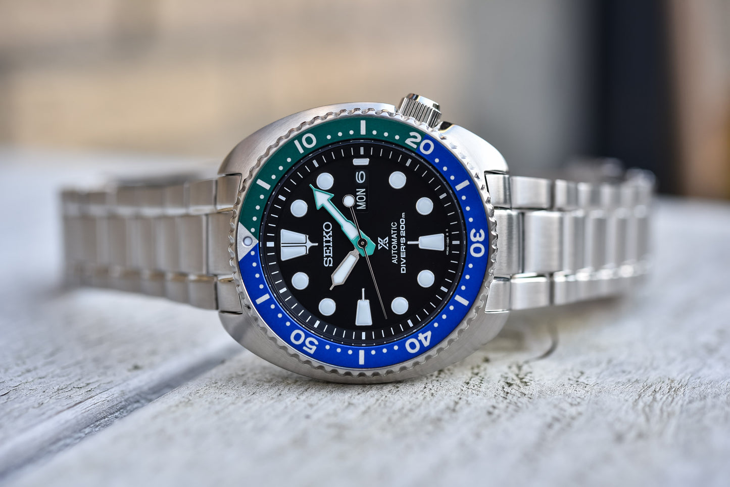 Seiko Special Edition Tropical Lagoon Turtle 200M Men's Watch SRPJ35K1