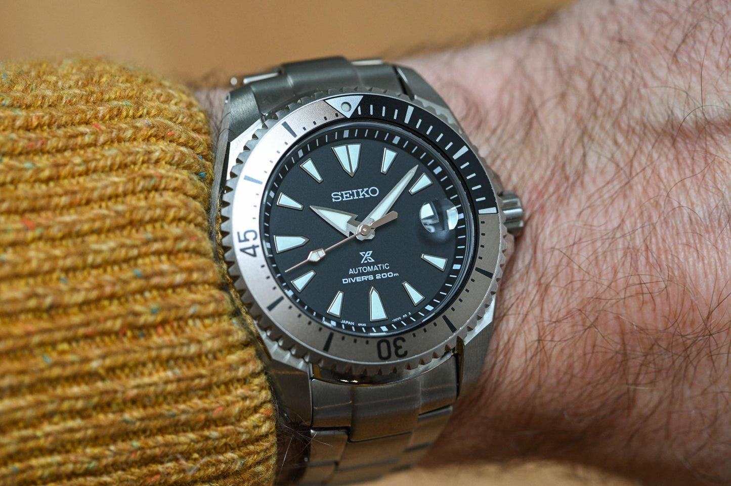 Seiko Prospex Bronze Grey Rootbeer Shogun Men's Titanium Watch SPB189J1 - Diligence1International