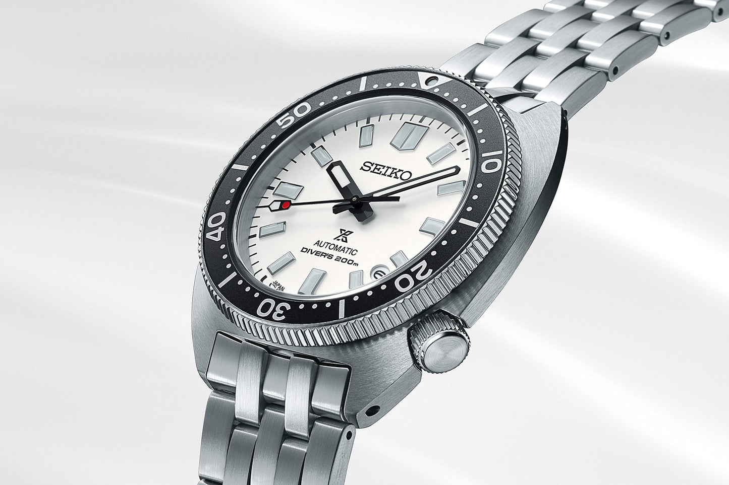 Seiko Prospex 1968 Heritage Slim Turtle Reinterpretation White 200M Stainless Steel Watch SPB313J1