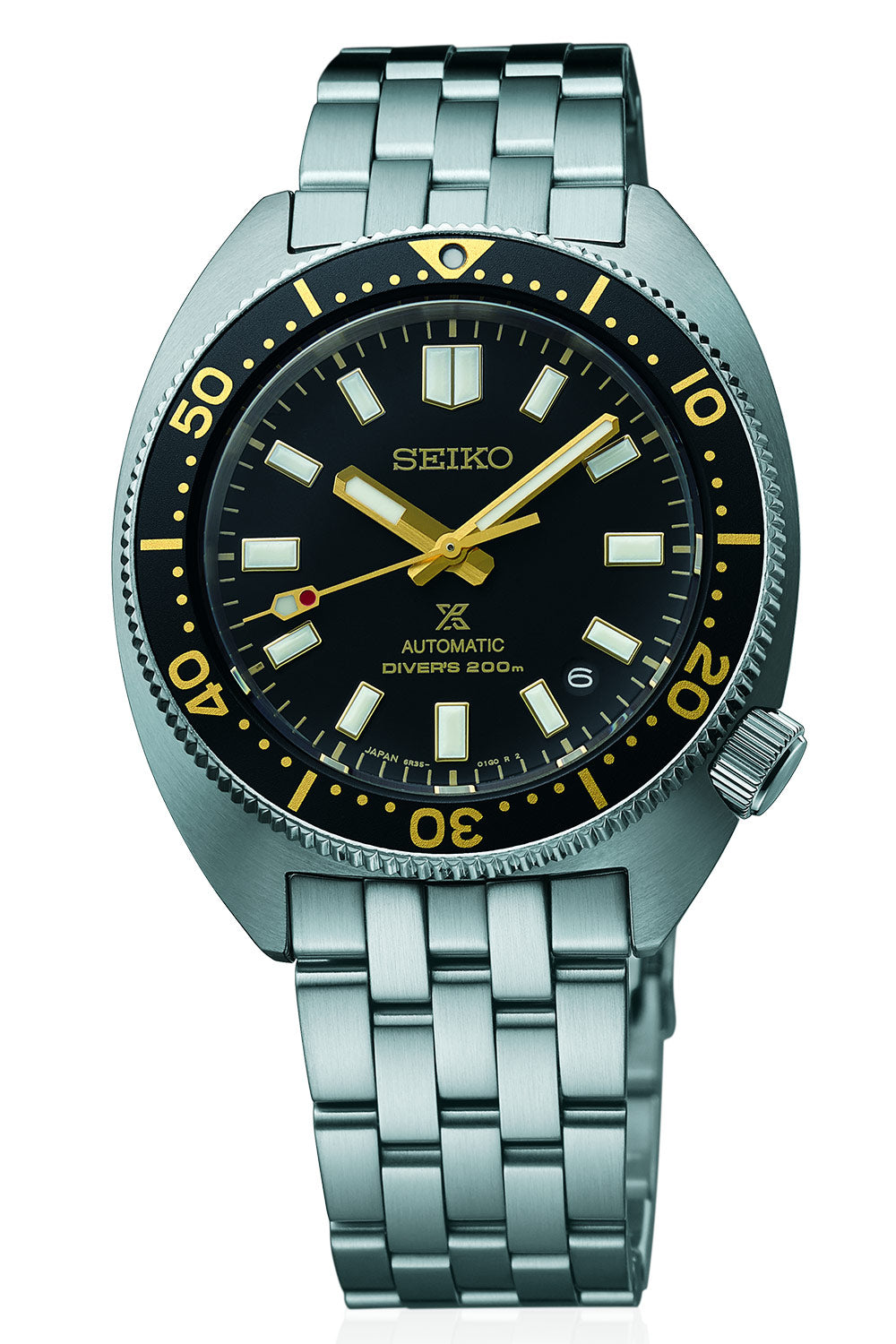 Seiko Prospex 1968 Heritage Slim Turtle Reinterpretation Black 200M Stainless Steel Watch SPB315J1