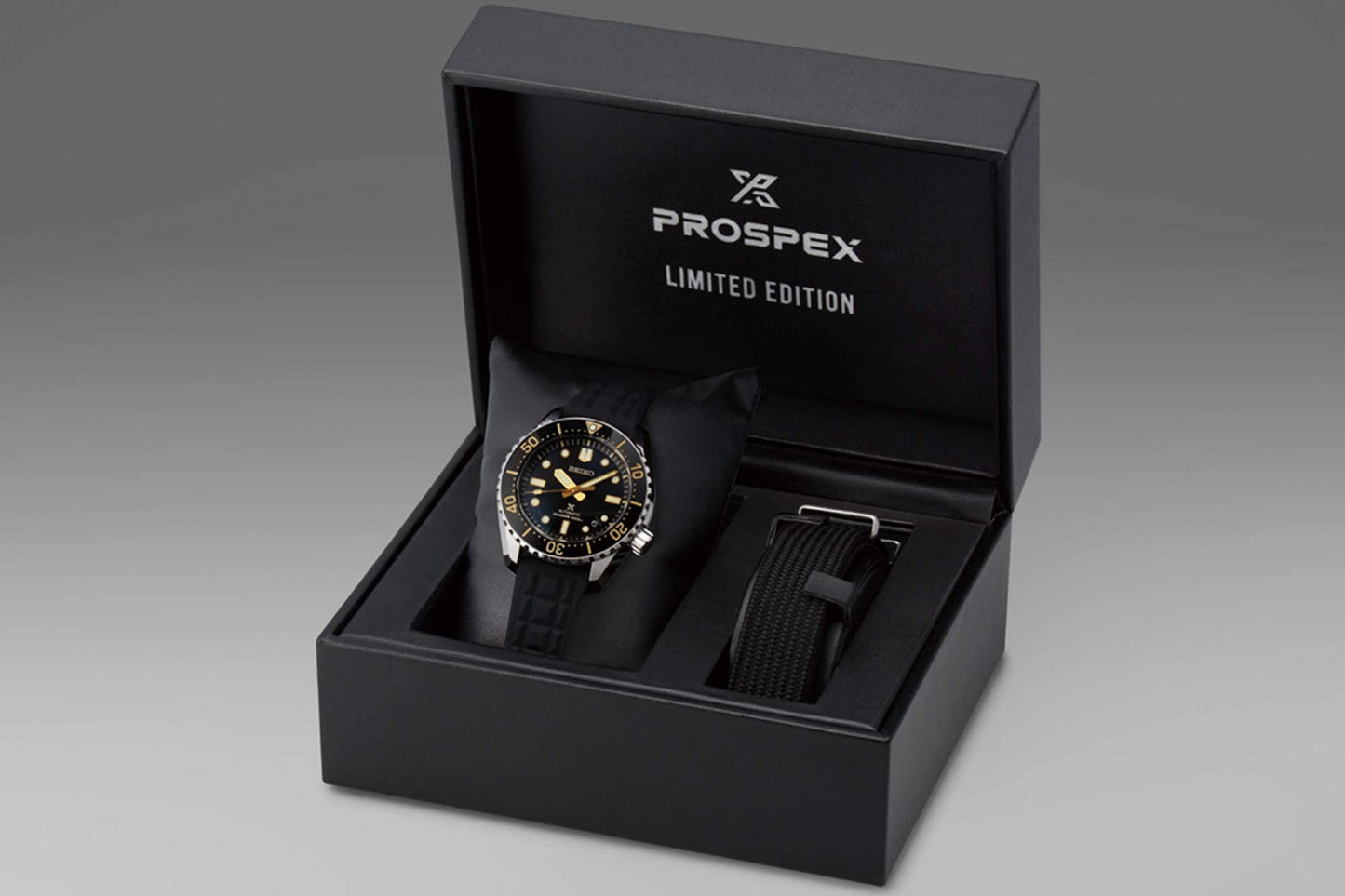 Seiko Prospex Limited Edition Vintage Black 1968 Marinemaster Watch SLA057J1