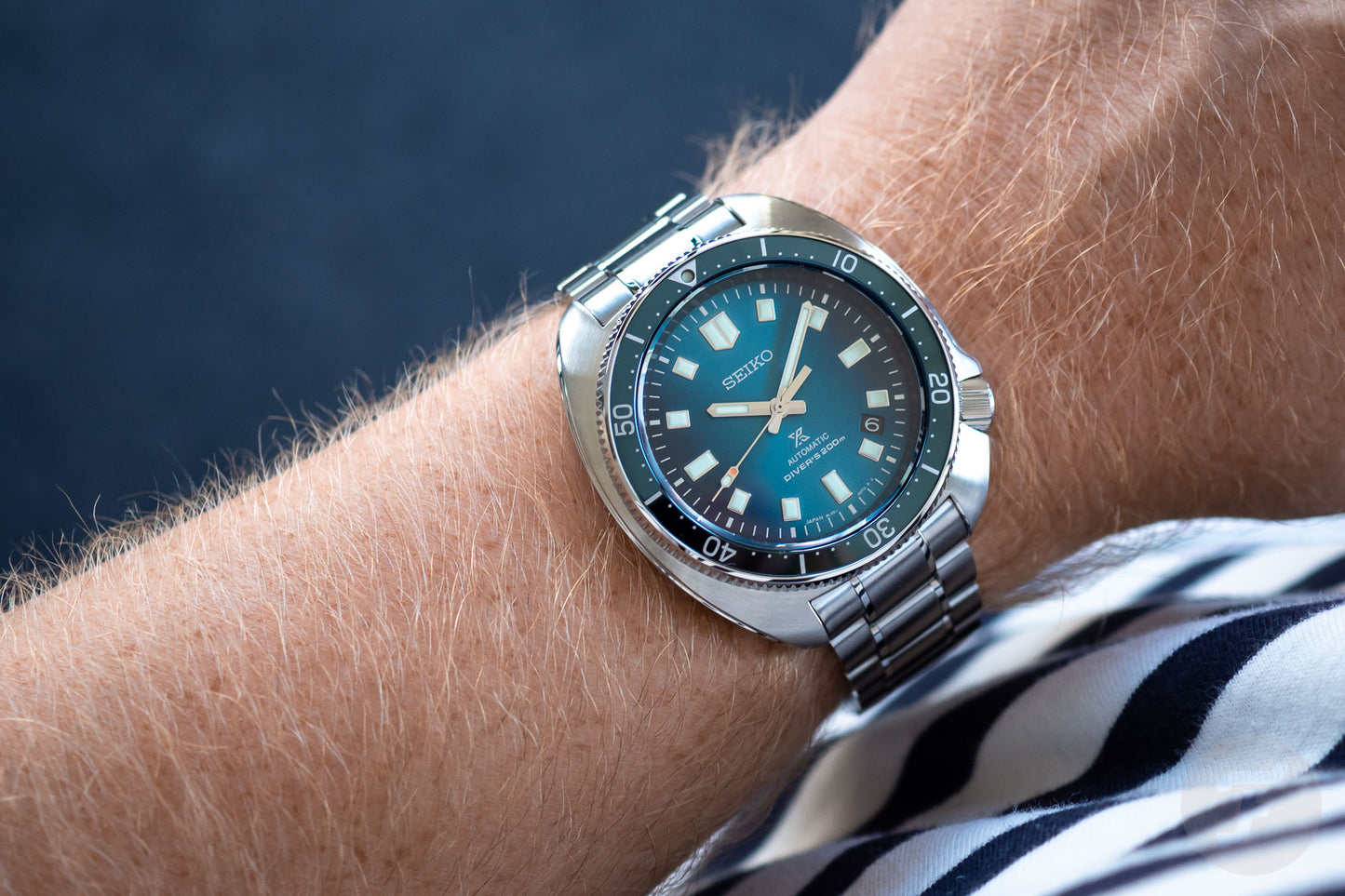 Seiko 1970 Recreation Aurora LE Apocalypse Captain Willard Marinemaster 200M Men's Watch SLA063J1