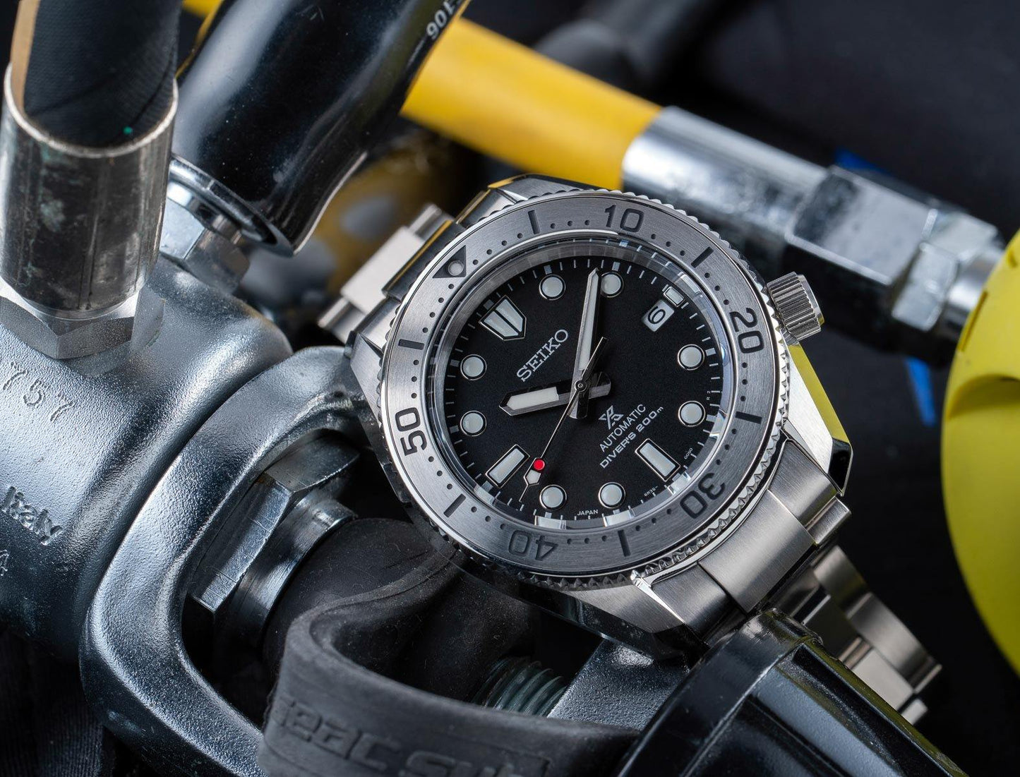 Seiko 1968 Japan Made Gen 2 Baby Marinemaster Black 200M Men's Diver's Watch SPB185J1 - Diligence1International
