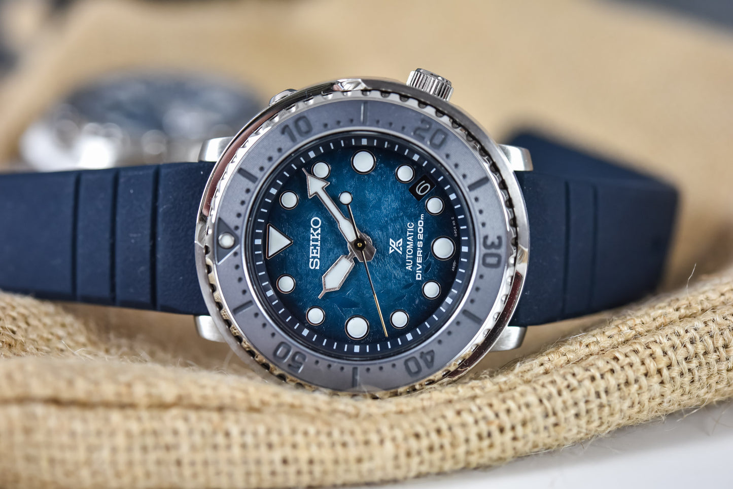 Seiko Prospex SE Deep Blue Penguin Baby Tuna Men's Watch SRPH77K1