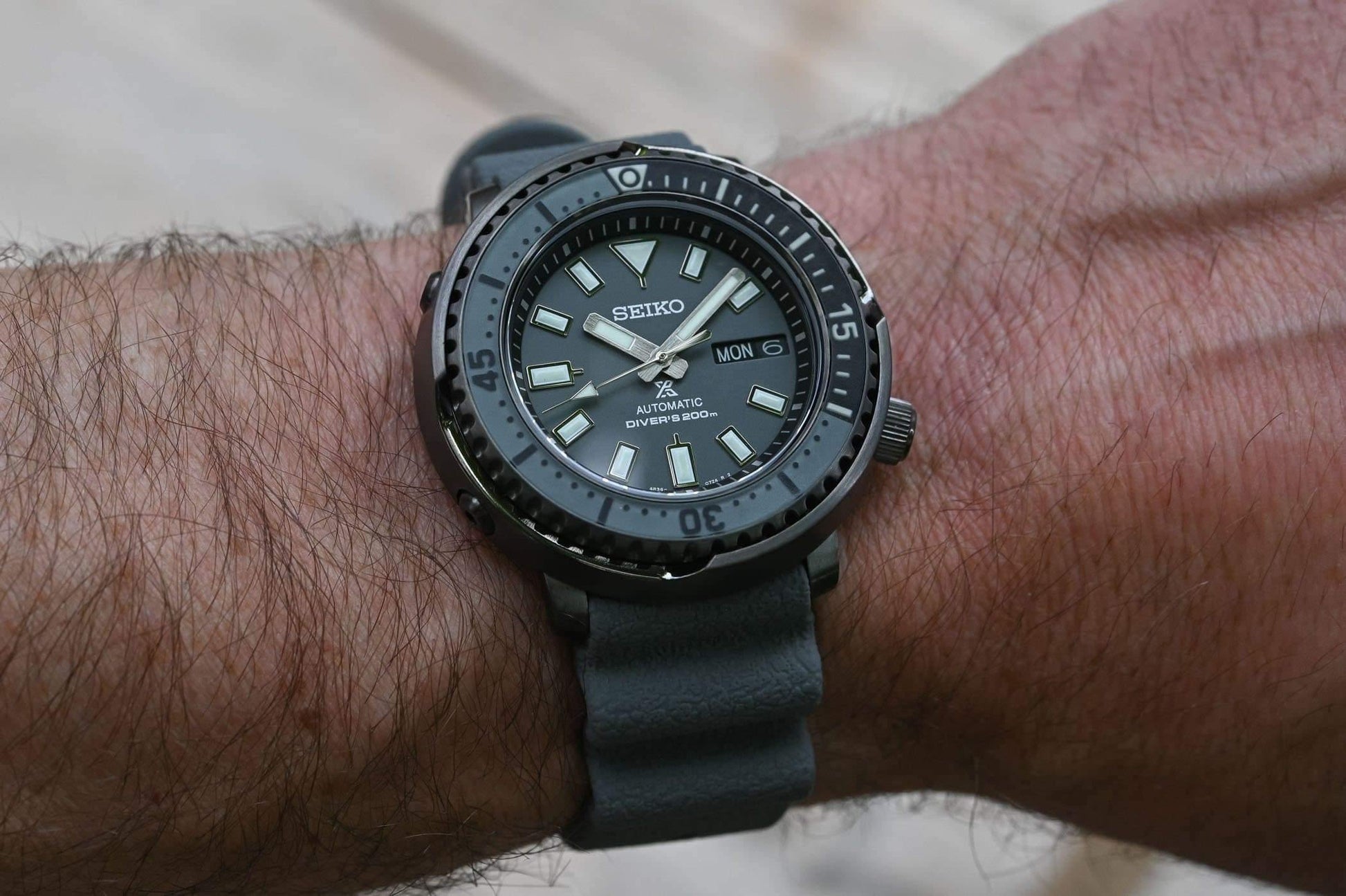 Seiko Prospex Men's Urban Safari "Elephant Grey" Baby Tuna Watch SRPE31K1 - Diligence1International