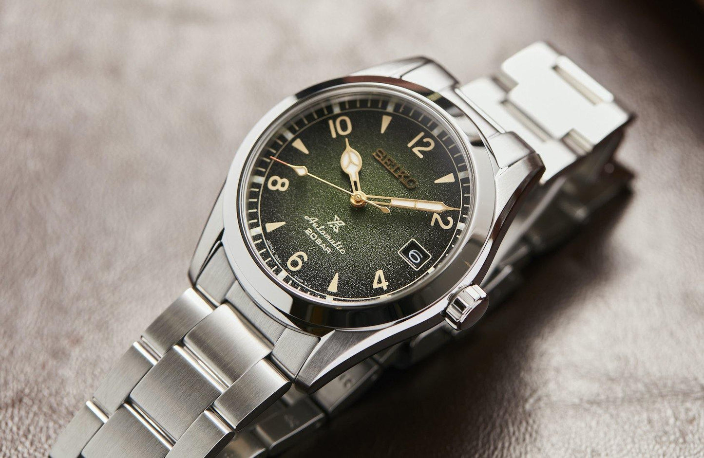 Seiko JAPAN Made Prospex Baby Alpinist Green Junior Men's Stainless Watch SPB155J1 - Diligence1International