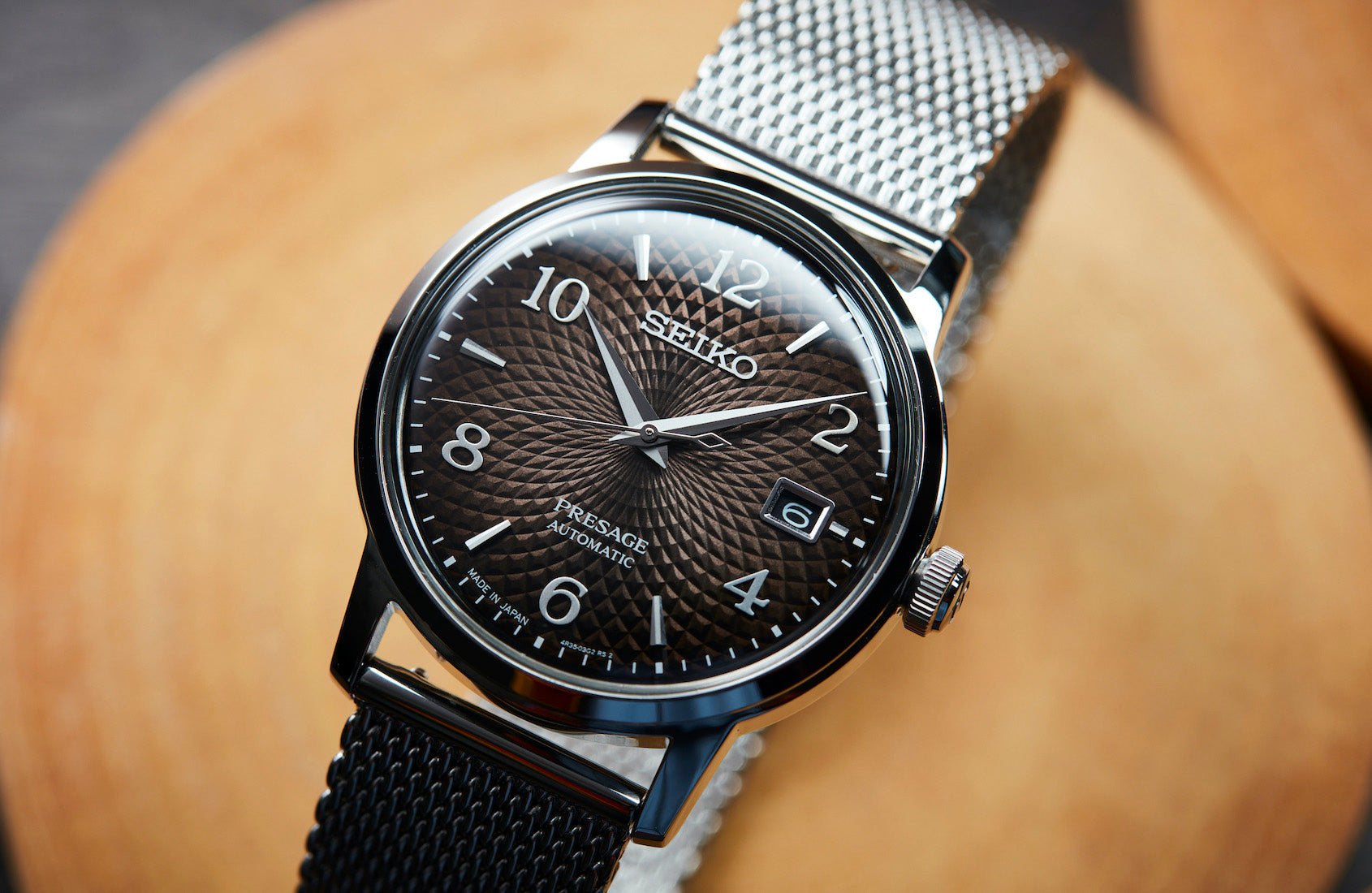 Seiko Presage Cocktail Time Black Russian Men's Watch SRPF39J1 - Diligence1International