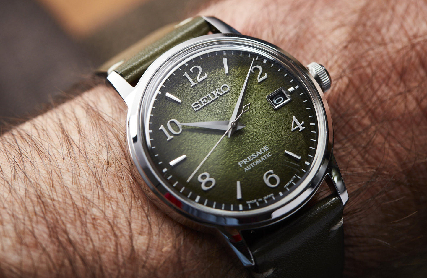 Seiko Presage LE Cocktail Time Raku Macha Men's Leather Strap Watch SRPF41J1 - Diligence1International