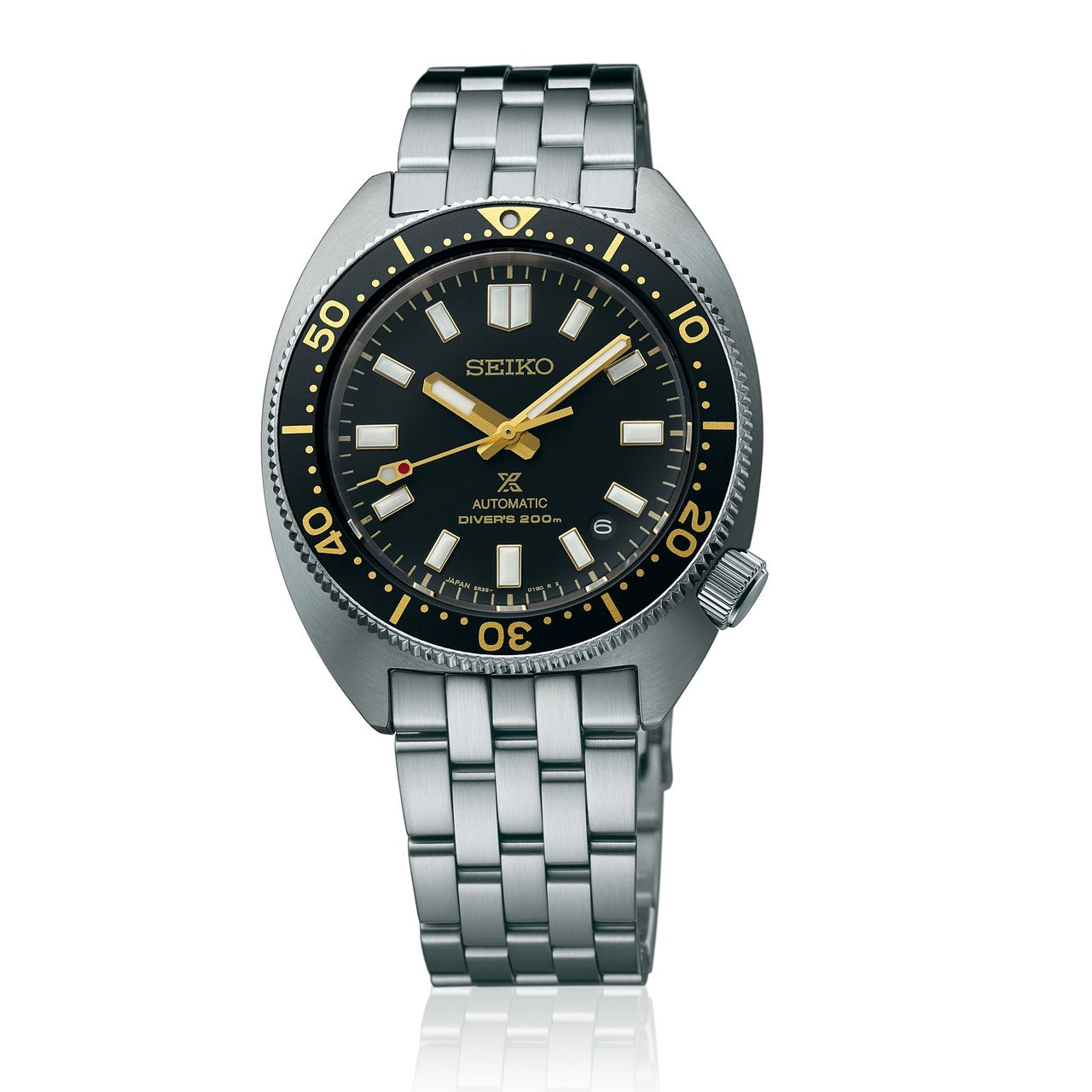 Seiko Prospex 1968 Heritage Slim Turtle Reinterpretation Black 200M Stainless Steel Watch SPB315J1