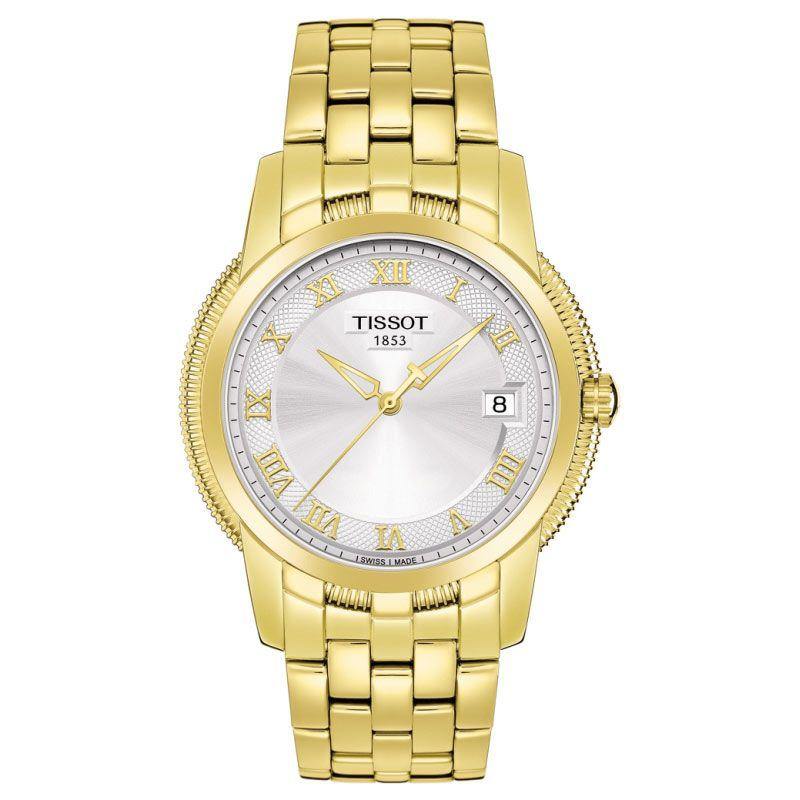 Tissot Swiss Made T Classic Ballade III Gold Plated Men s Watch