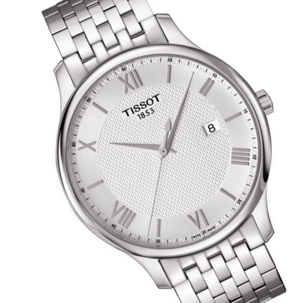 Tissot Swiss Made T-Classic Silver Tradition Stainless Steel Men's Watch T0636101103800 - Diligence1International