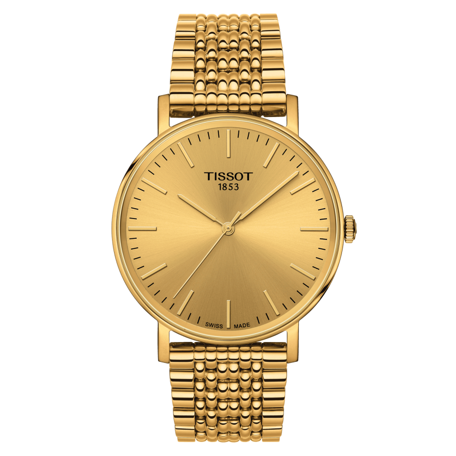 Tissot Swiss Made T-Classic Everytime All Gold Plated Men's Watch T1094103302100 - Diligence1International