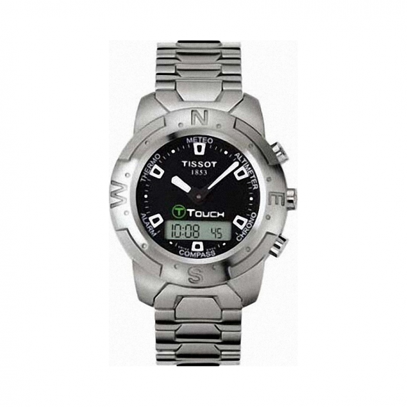 Tissot Swiss Made T-Touch Anadigi Chrono Men's Stainless Steel Watch T33.1.488.51 - Diligence1International