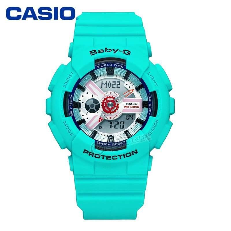 Casio Baby-G BA-110 Series Sporty Sneaker Color Teal Semigloss Watch BA110SN-3ADR - Diligence1International