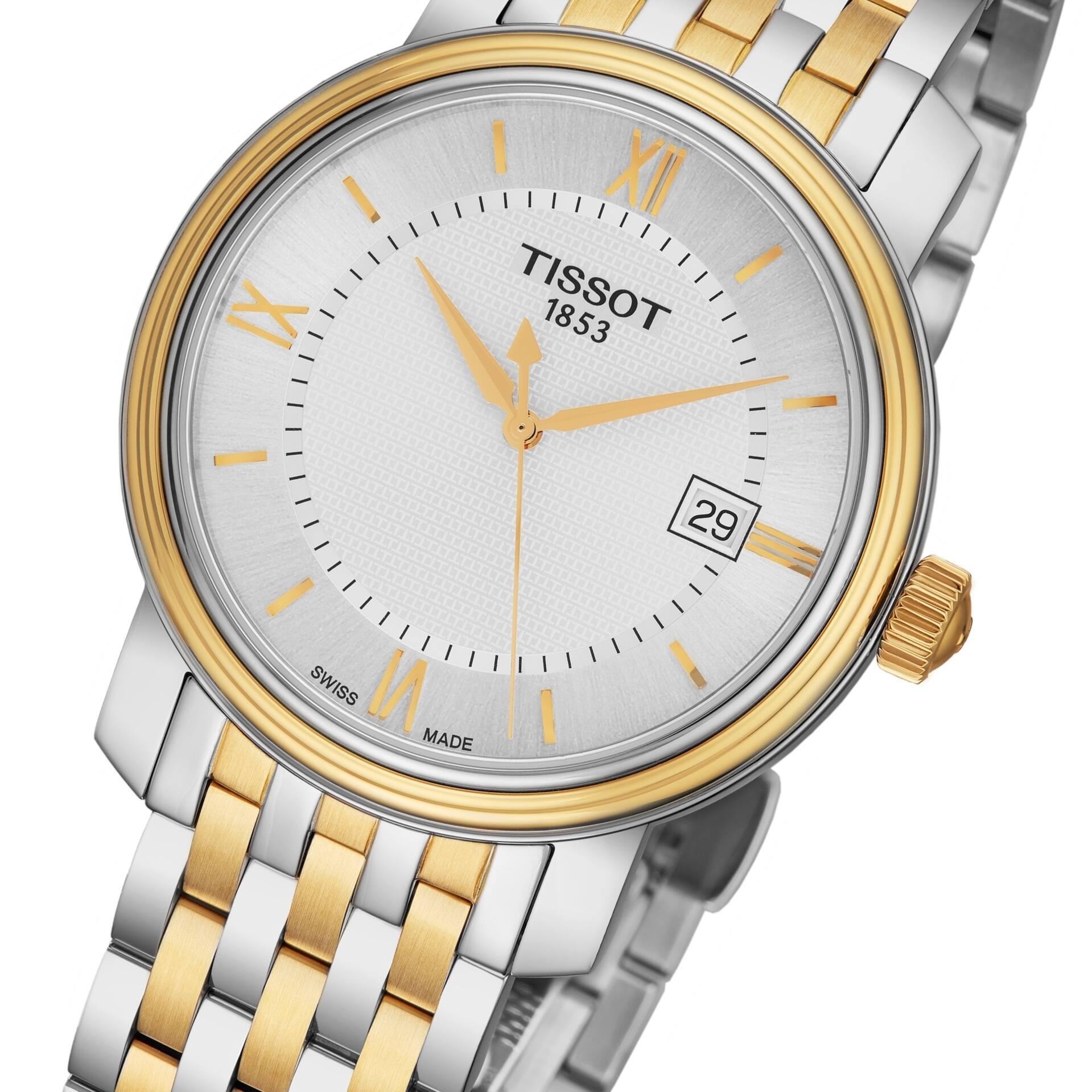 Tissot gold plated mens on sale watch